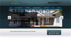 Desktop Screenshot of alderbrookdentalvt.com